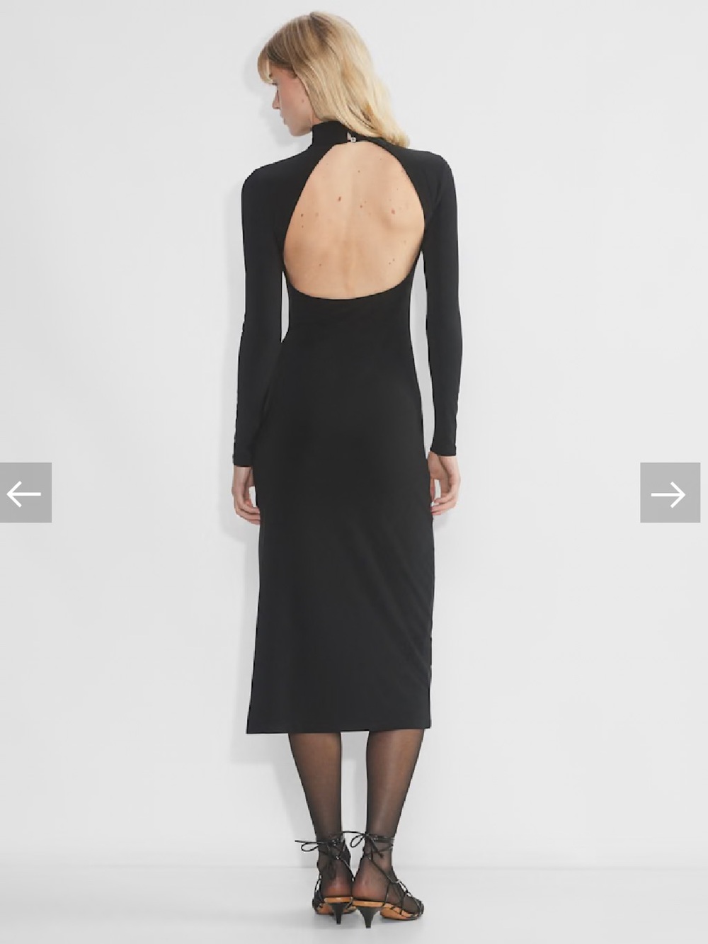 NWOT Aritzia Wilfred Remedy Long Sleeve Dress L - Picture 3 of 10